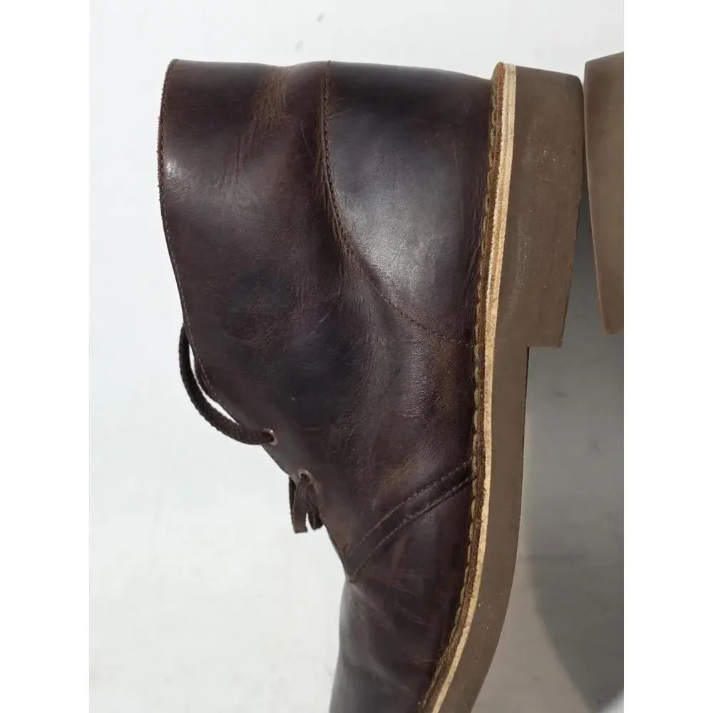 Clarks desert busacre boots chukka shoes oiled leather chuka 11 W